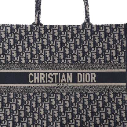 Christian Dior Oblique Book Tote Blue Multicolor 8 of 10