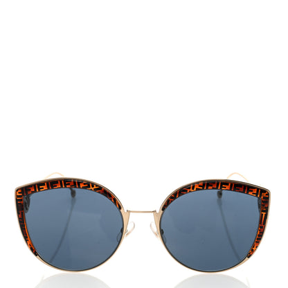 Fendi Metal Acetate F is Fendi FF Cat Eye Sunglasses FF 0290/S Blue Havana 2 of 8