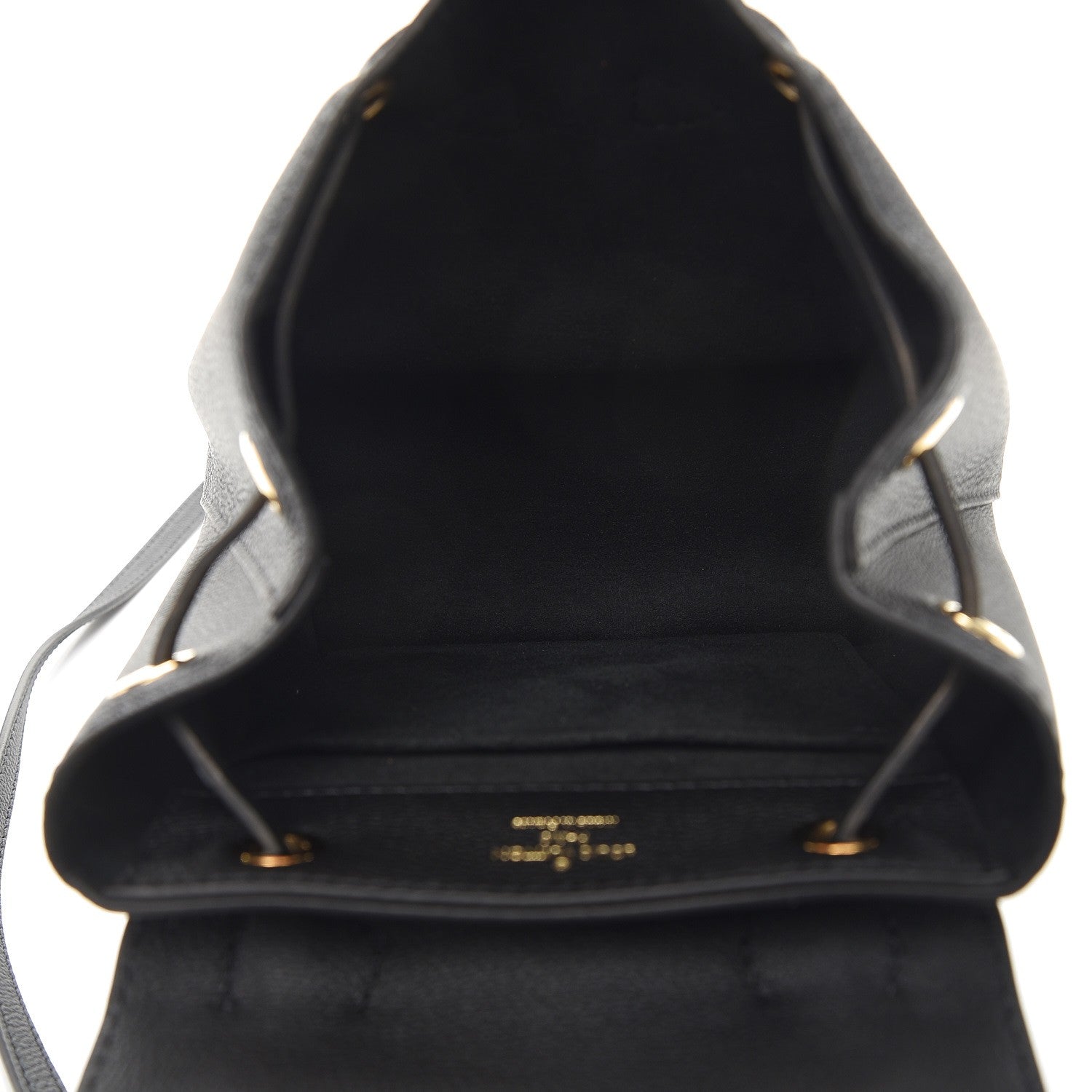 Louis Vuitton Calfskin Lockme Mini Backpack Black 6 of 7
