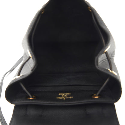 Louis Vuitton Calfskin Lockme Mini Backpack Black 6 of 7