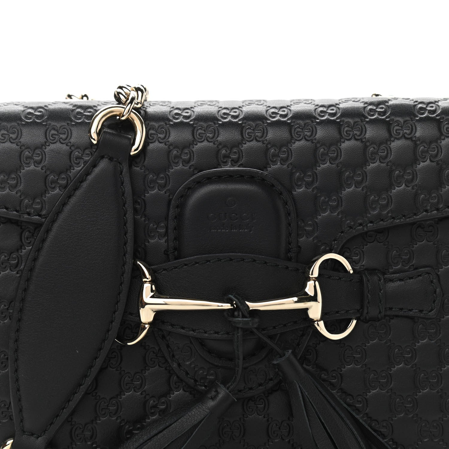 Gucci Microguccissima Mini Emily Shoulder Bag Black 8 of 12