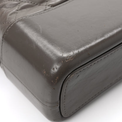 Chanel Aged Calfskin Quilted Medium Gabrielle Hobo Grey 8 of 9