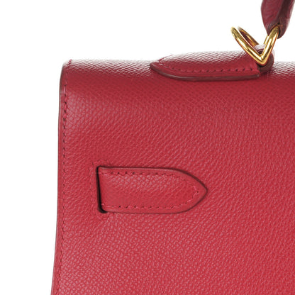 Hermes Courchevel Kelly Sellier 35 Rouge Vif 14 of 27