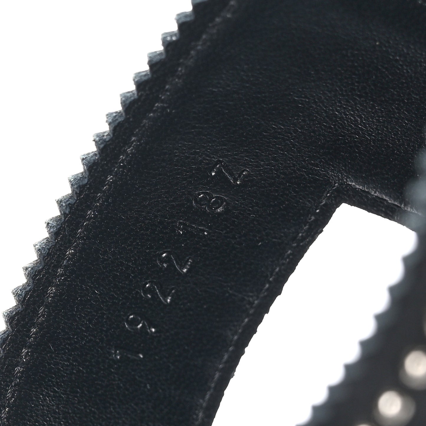 Calfskin Studded Santorini Sandals 39 Black