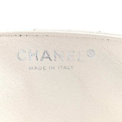 Chanel Caviar Quilted East West Flap Bijoux Chain White 5 of 11