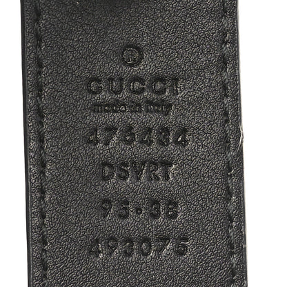 Gucci Calfskin Matelasse GG Marmont Belt Bag 95 38 Black 8 of 11