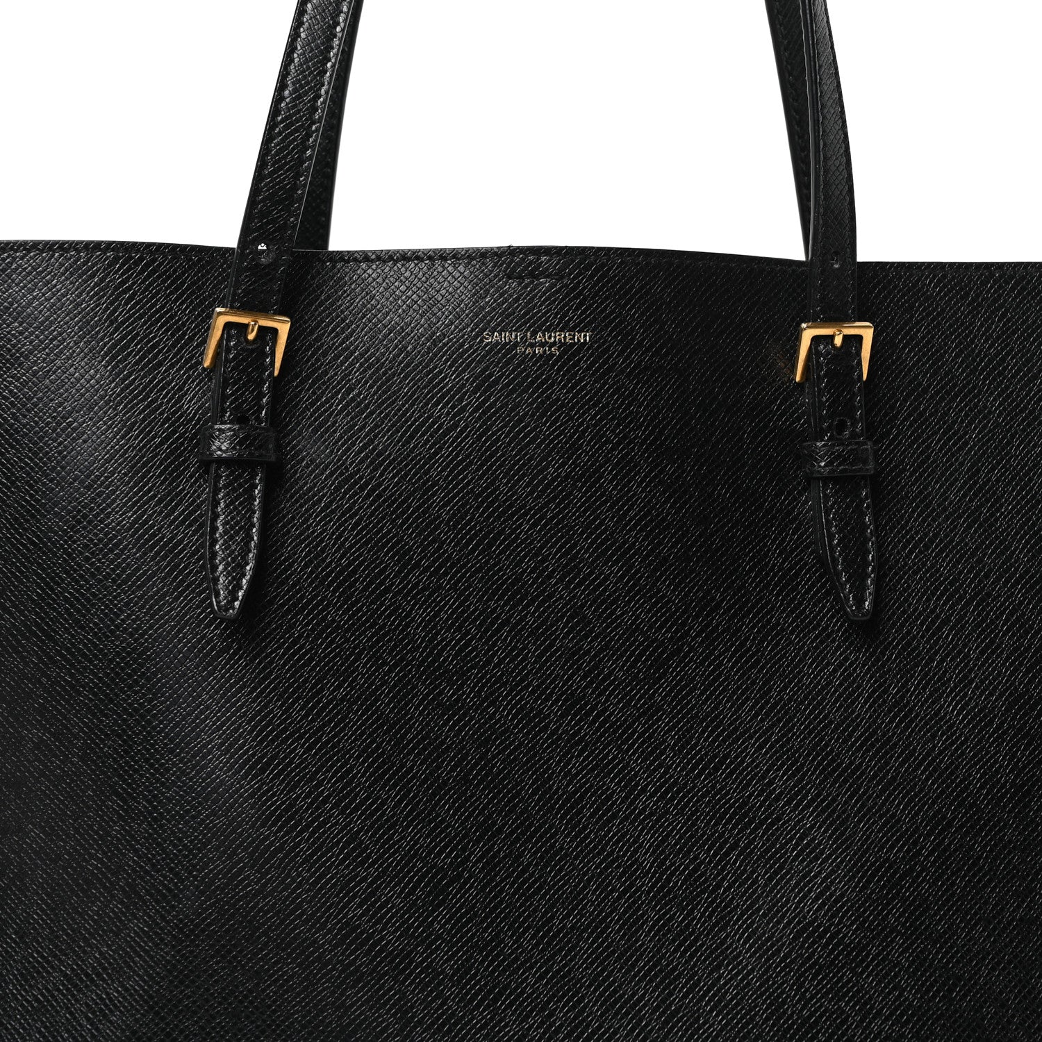 Saint Laurent Calfskin Large Shopping Tote Black 9 of 11