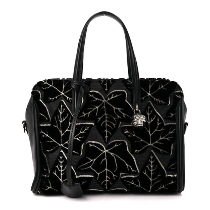 Alexander McQueen Velvet Shopper Tote Black 1 of 12