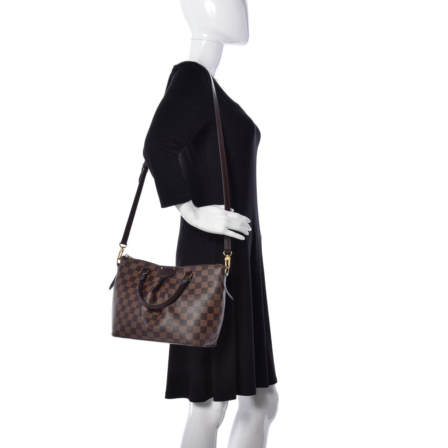 Damier Ebene Siena PM