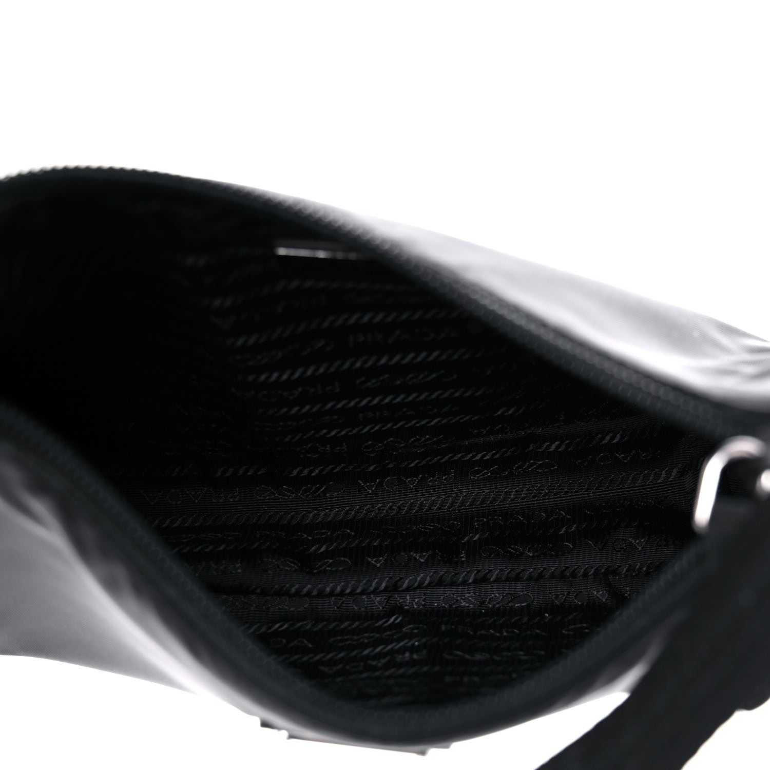 Prada Tessuto Nylon Mini Re-Edition 2000 Bag Black 5 of 11