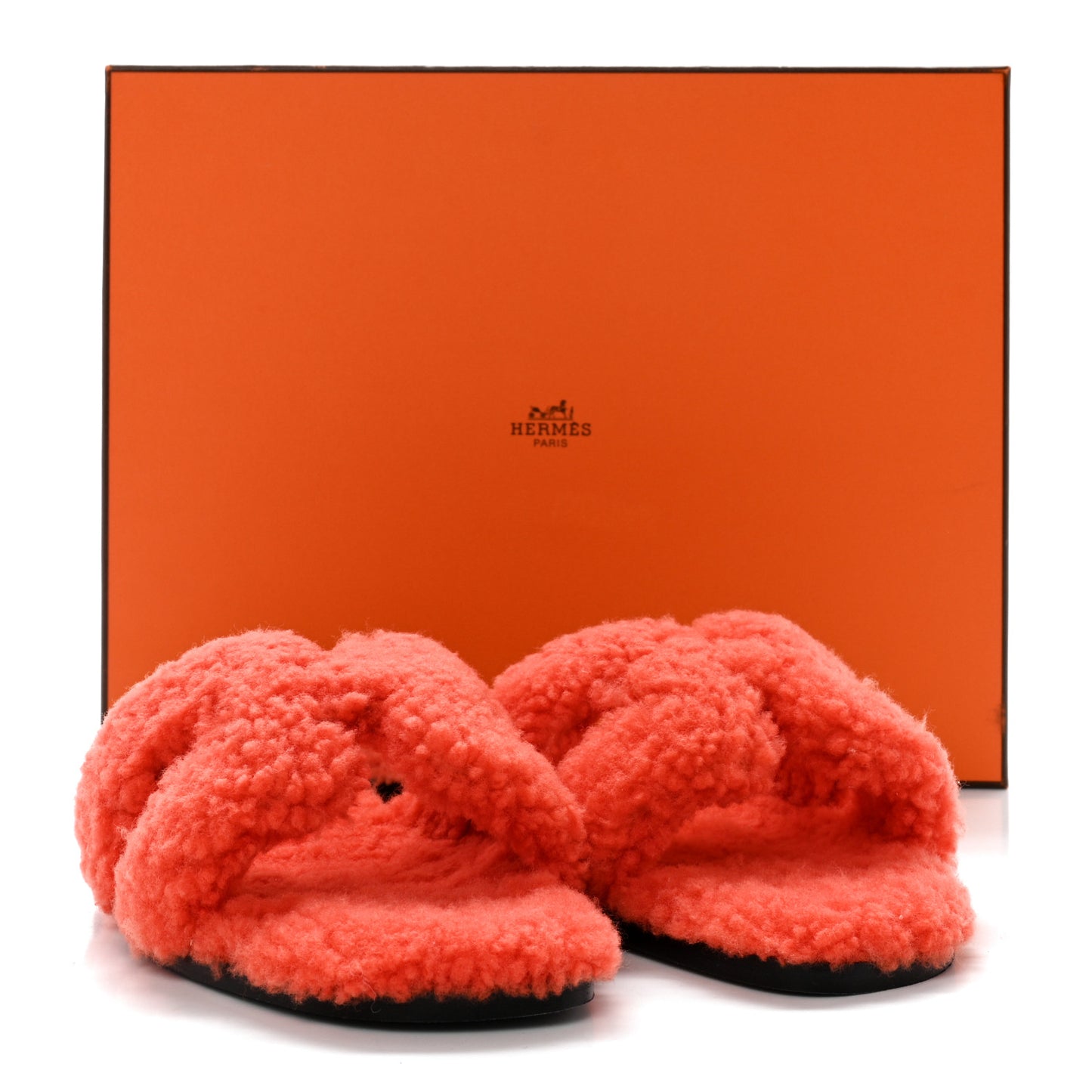 Woolskin Oran Sandals 38 Orange