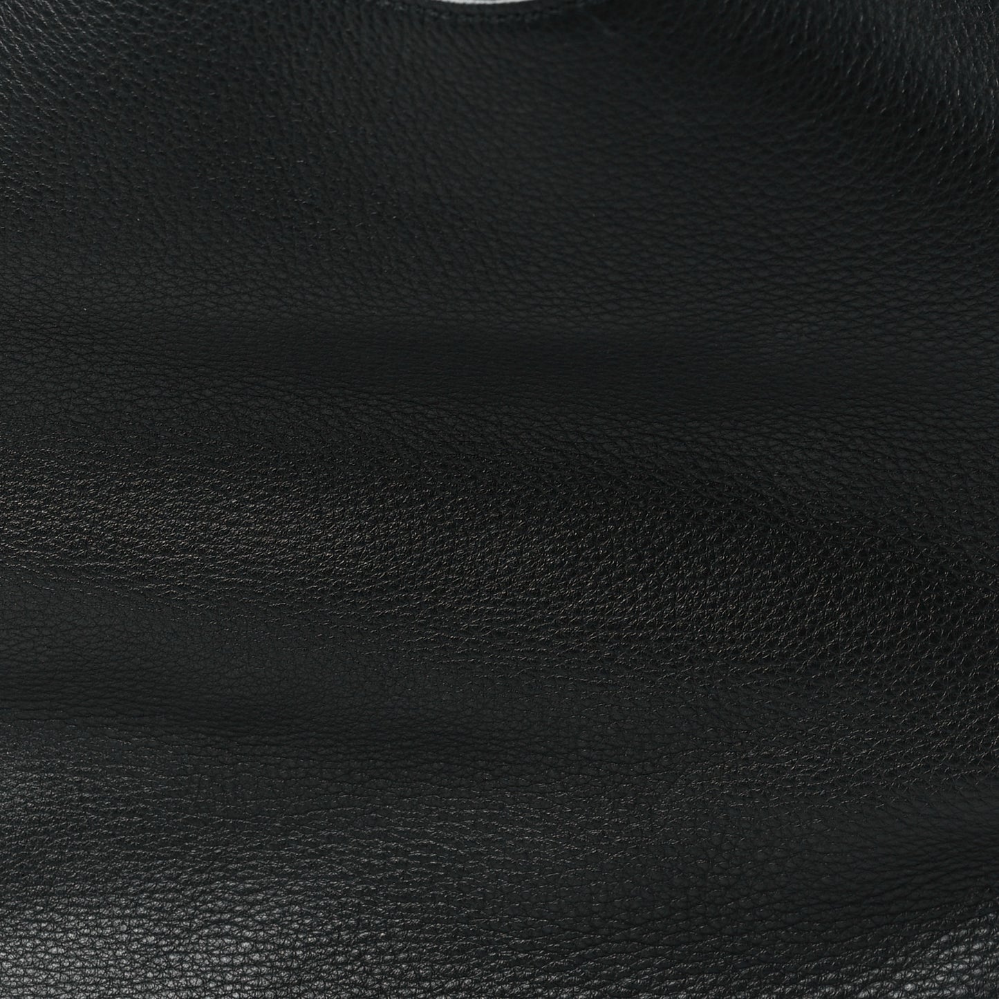 Pebbled Sport Calfskin Medium Lotus Tote Black