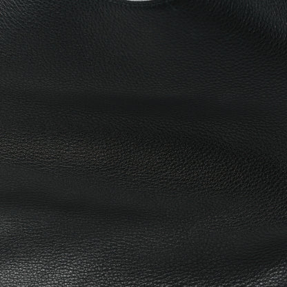 Khaite Pebbled Sport Calfskin Medium Lotus Tote Black 8 of 11