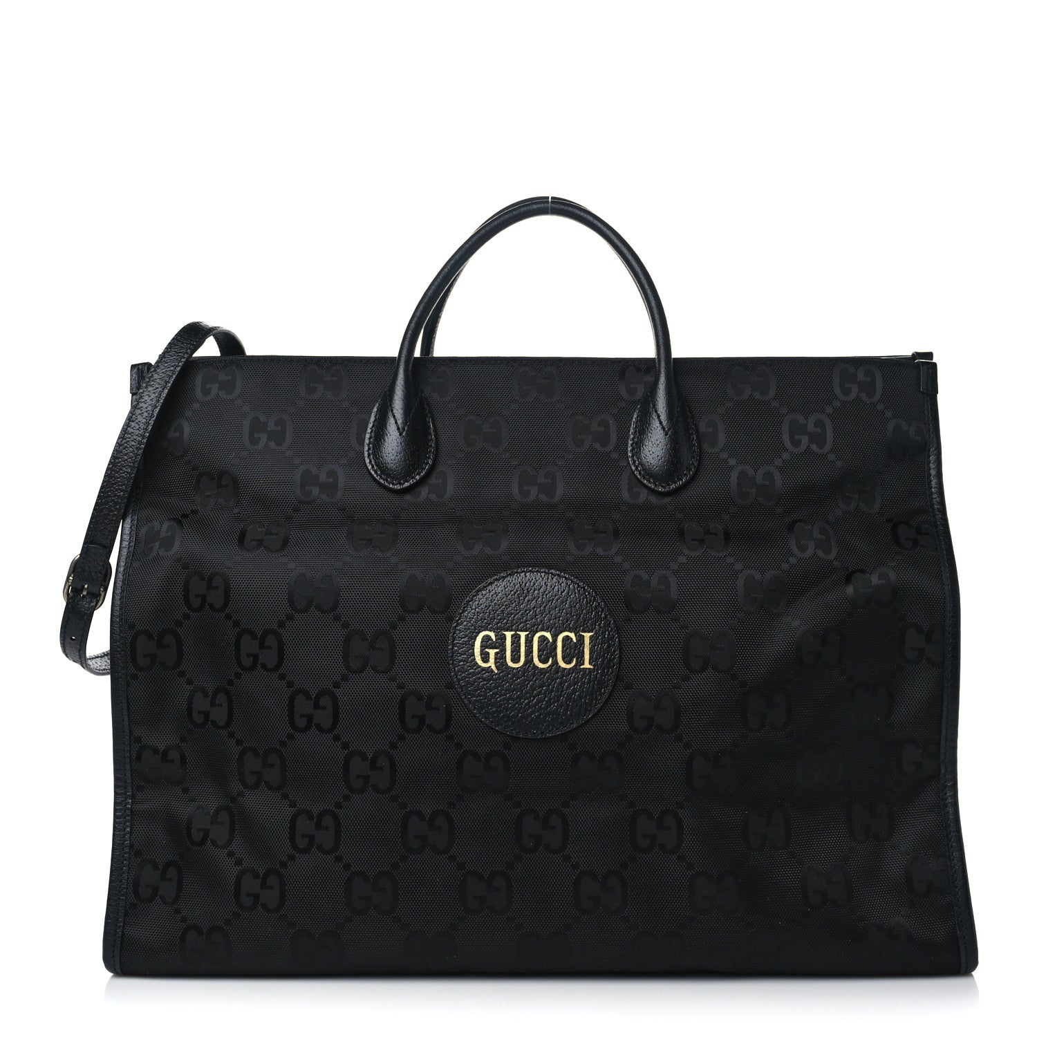 Gucci Econyl Nylon Monogram Large Off The Grid Tote Bag Black 1 of 9