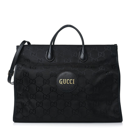 Gucci Econyl Nylon Monogram Large Off The Grid Tote Bag Black 1 of 9