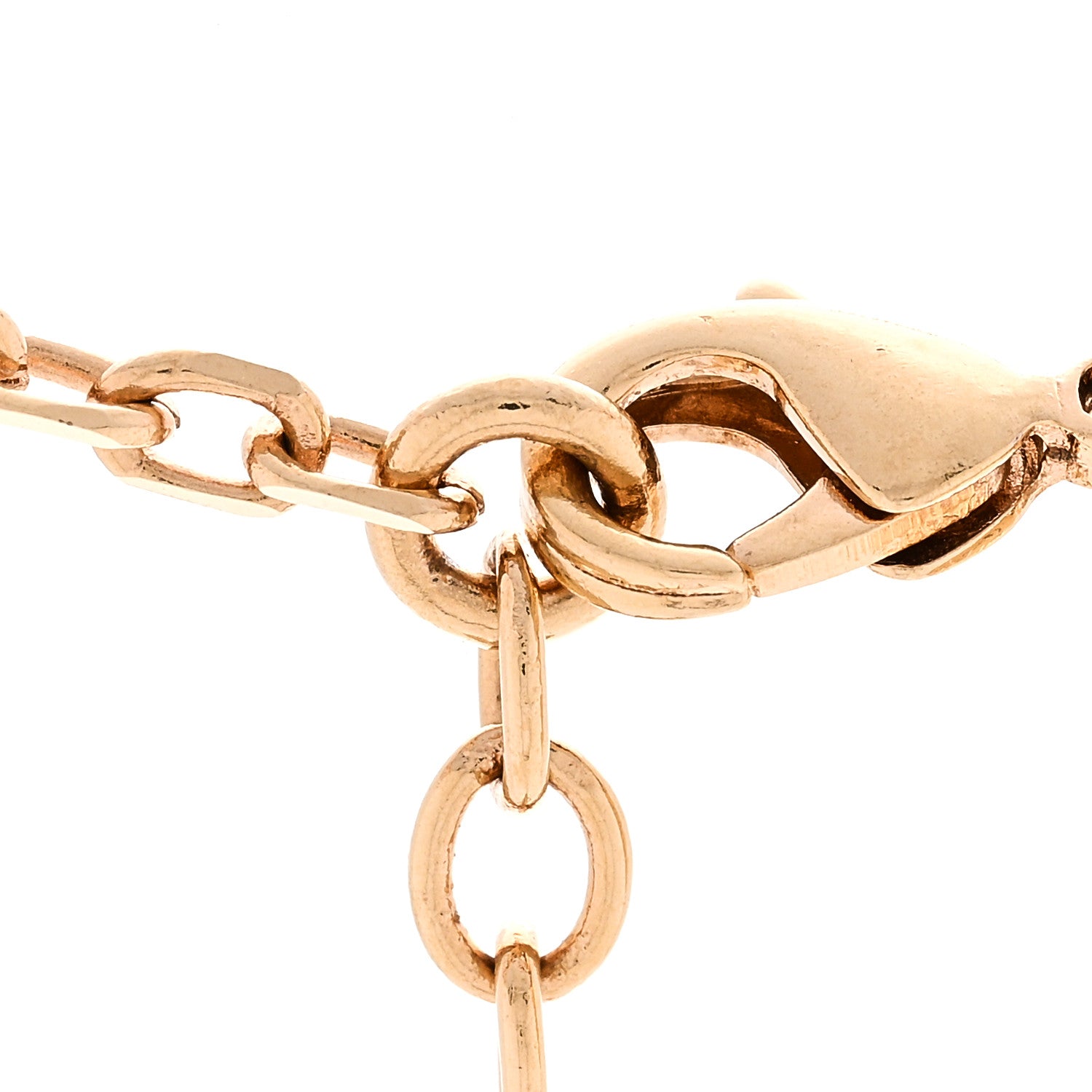 Louis Vuitton Love Letters Pendant Necklace Gold 5 of 7