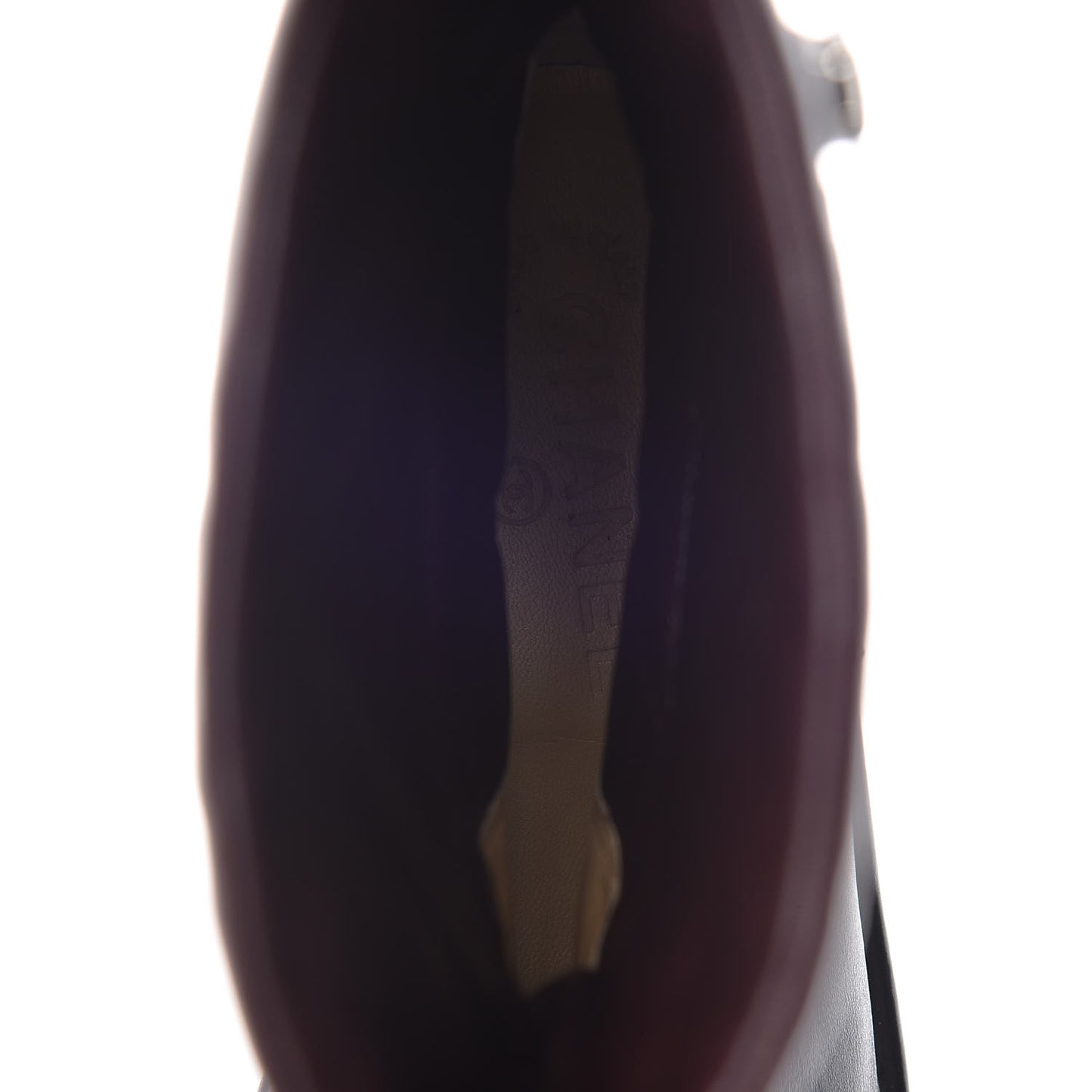 Calfskin Motorcycle Zipper Boots 38 Black Burgundy
