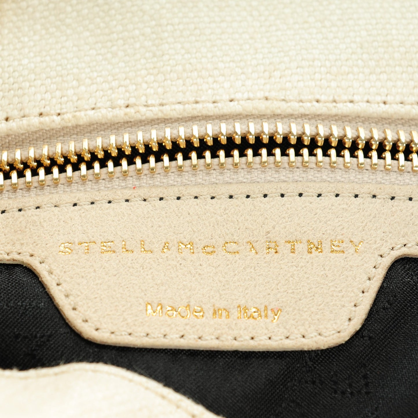 Woven Boucle Fold Over Falabella White