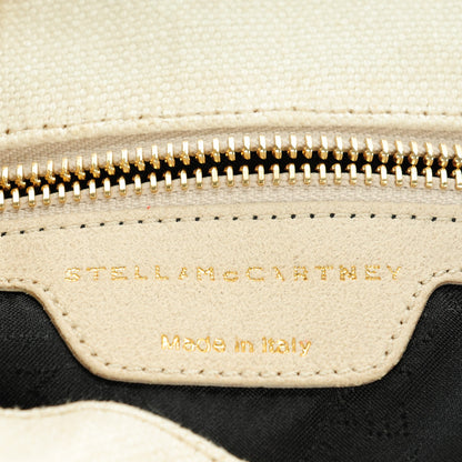 Stella McCartney Woven Boucle Fold Over Falabella White 5 of 9