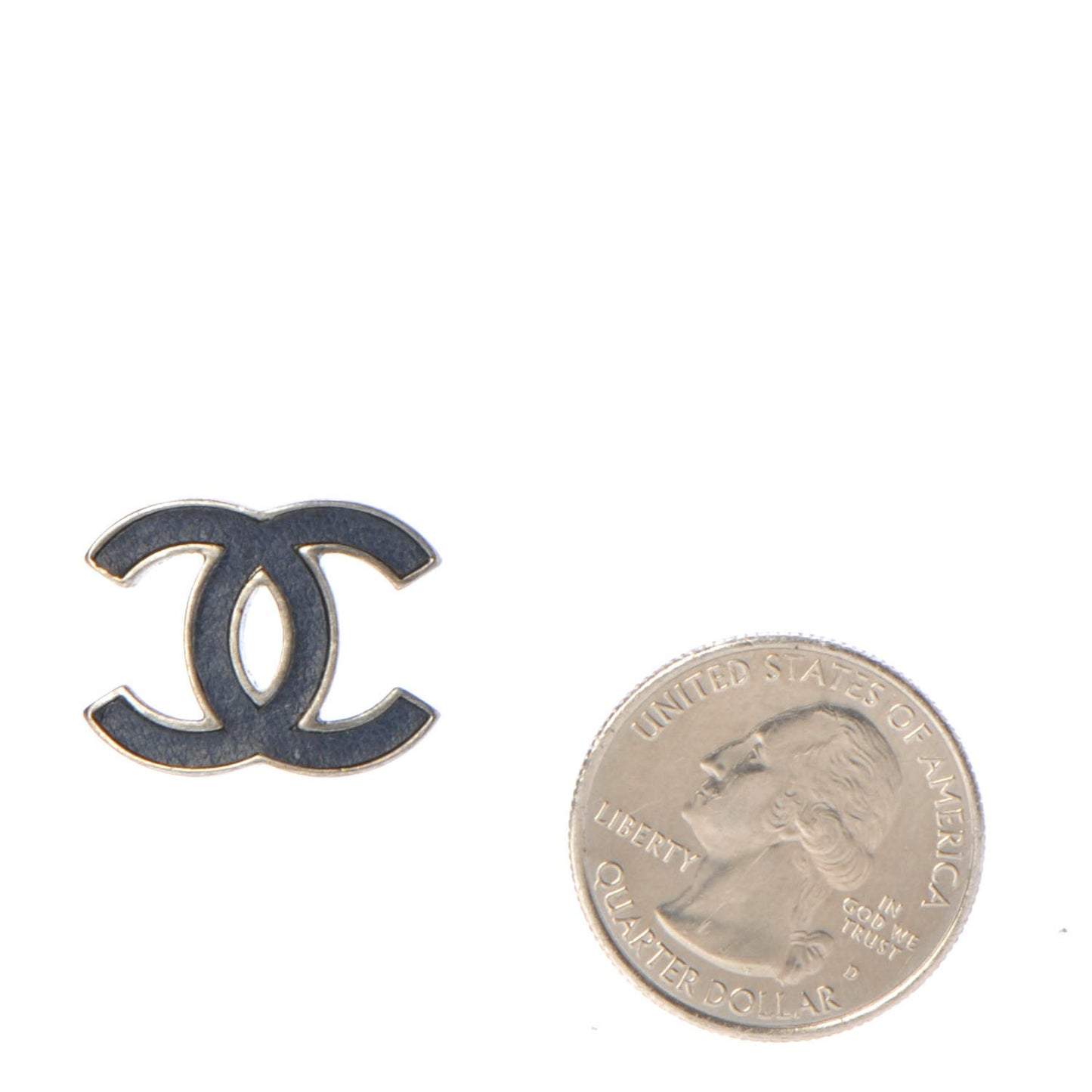 Lambskin CC Earrings Marine