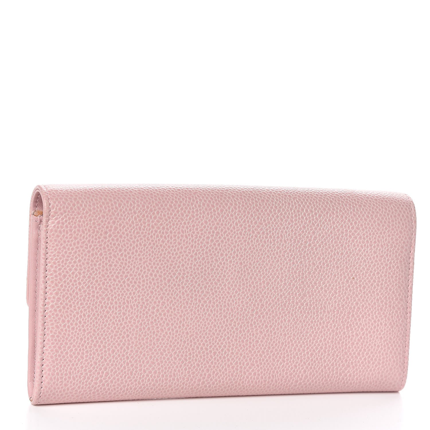Chanel Caviar Timeless CC Large Gusset Flap Wallet Rose Pale 3 of 8
