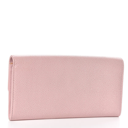 Chanel Caviar Timeless CC Large Gusset Flap Wallet Rose Pale 3 of 8