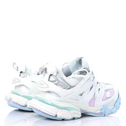 Balenciaga Mesh Nylon Womens Track Sneakers 39 White Pastel 4 of 13