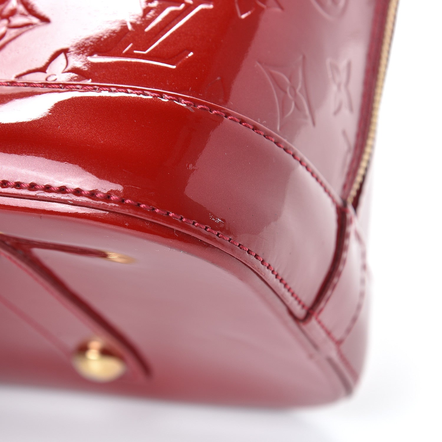 Louis Vuitton Vernis Alma GM Pomme D'Amour 9 of 14