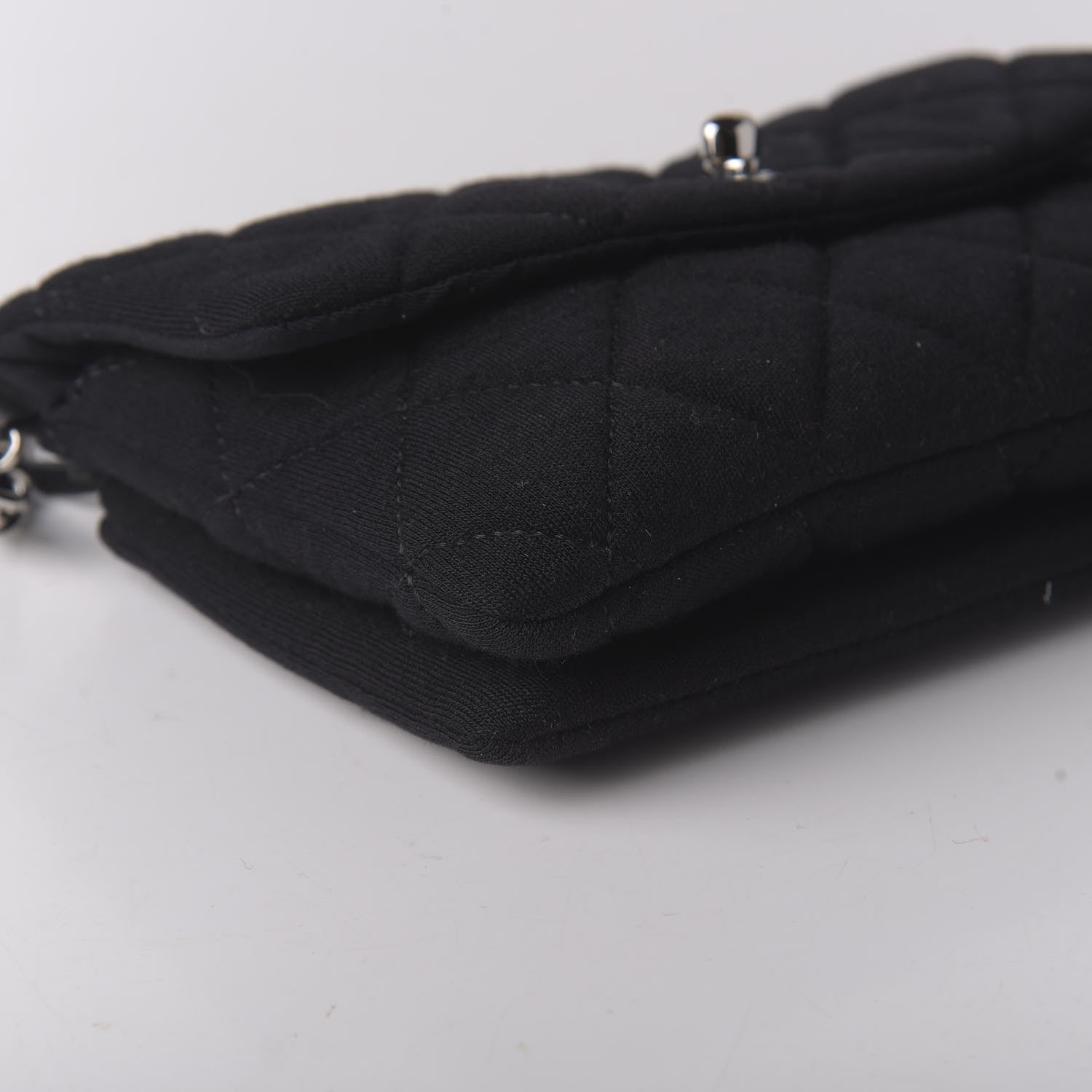 Chanel Jersey Quilted Mini Flap Black 6 of 10