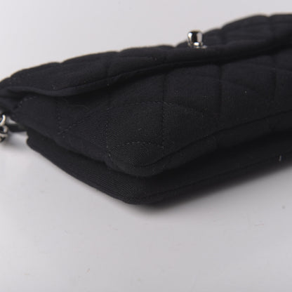 Chanel Jersey Quilted Mini Flap Black 6 of 10