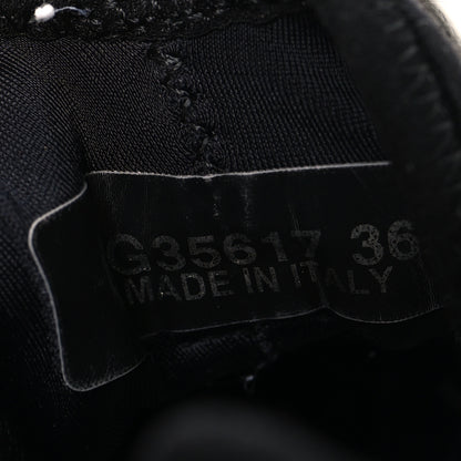 Chanel Velvet Calfskin Mixed Fibers CC Sneakers 36 Black 7 of 9
