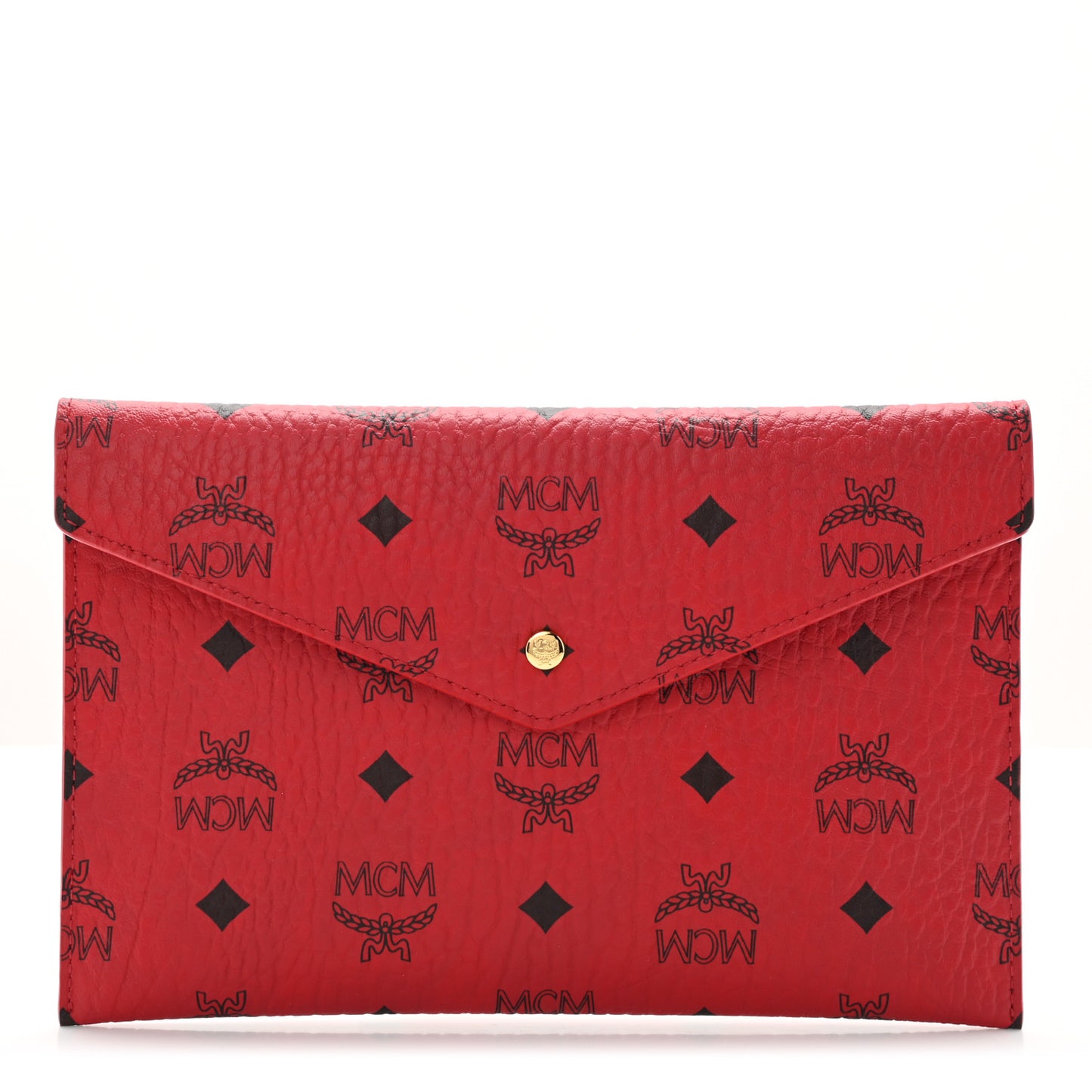 Visetos Envelope Clutch Red
