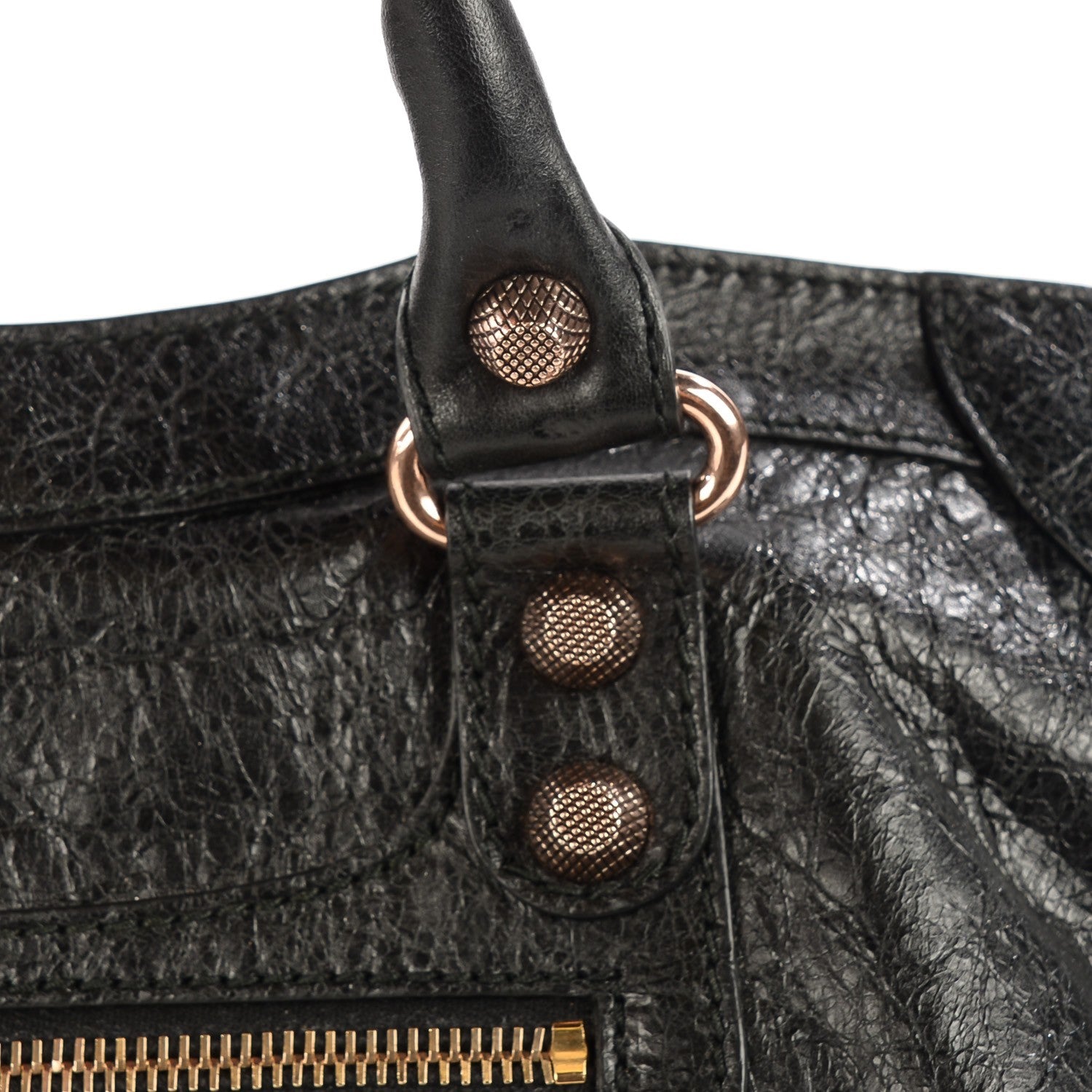 Balenciaga Agneau Giant 12 Rose Gold Hardware City Black 7 of 12