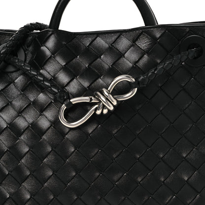 Bottega Veneta Nappa Intrecciato Mini Andiamo Shoulder Bag Black Black 7 of 12
