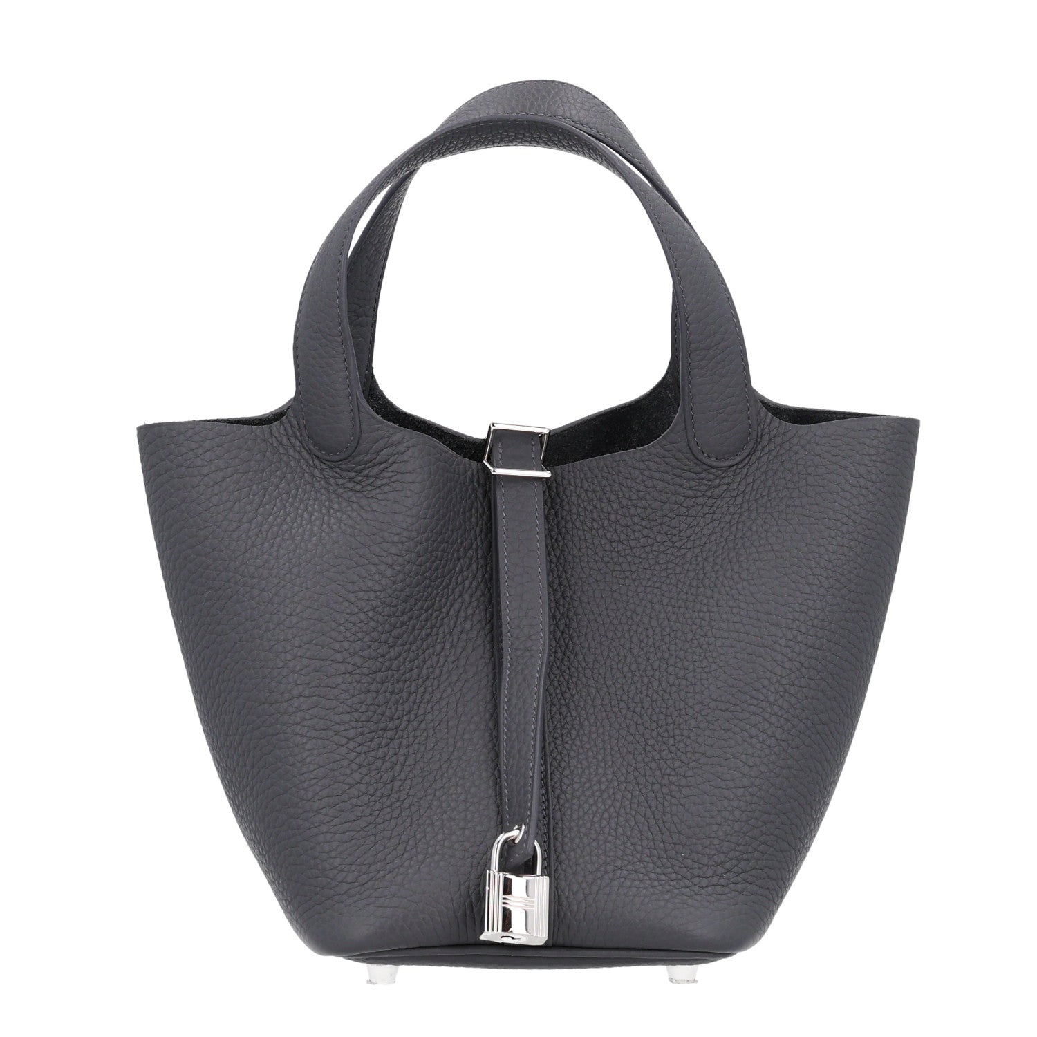 Hermes Taurillon Clemence Picotin Lock 18 PM Gris Meyer 1 of 10