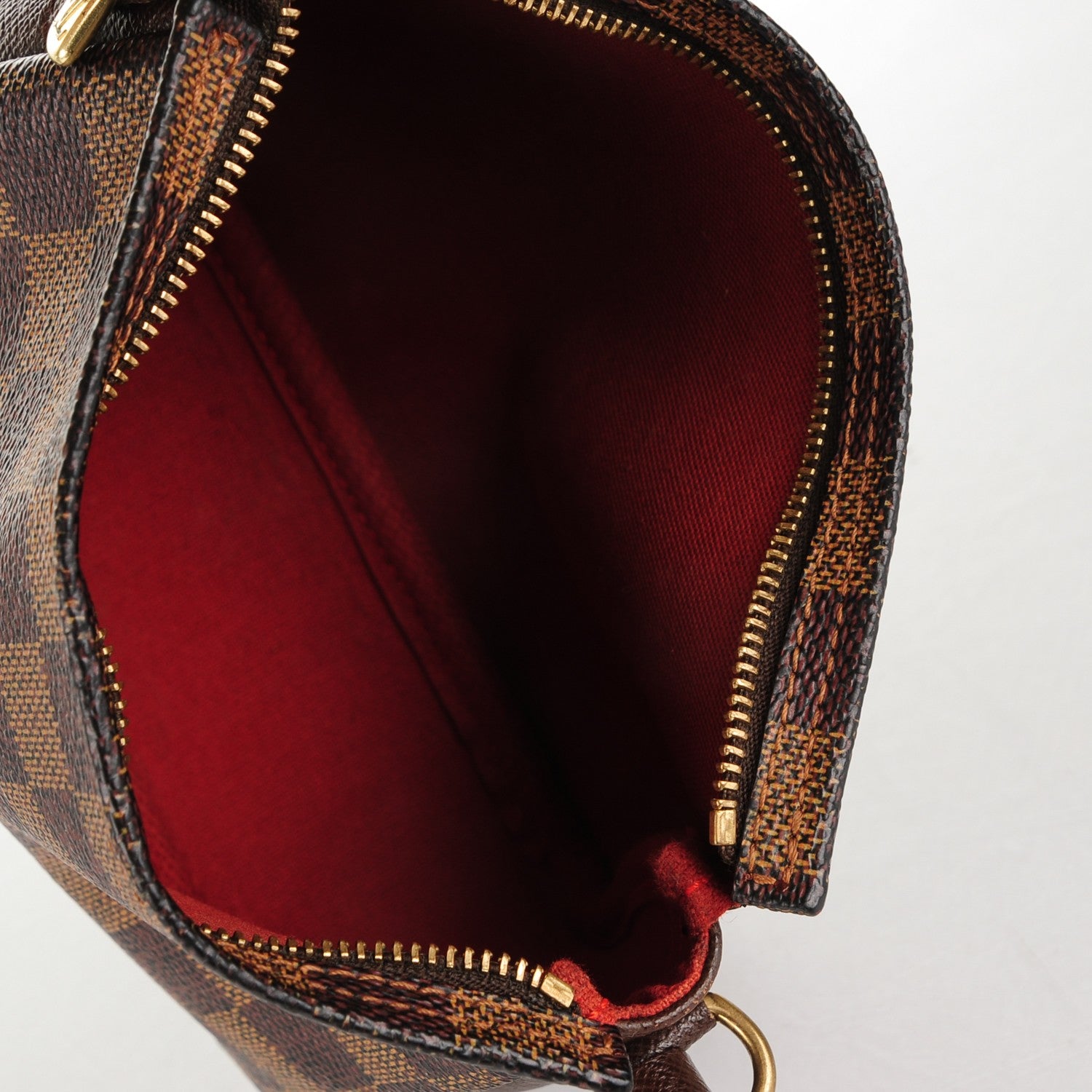 Louis Vuitton Damier Ebene Trousse Make Up Bag Pochette 6 of 6