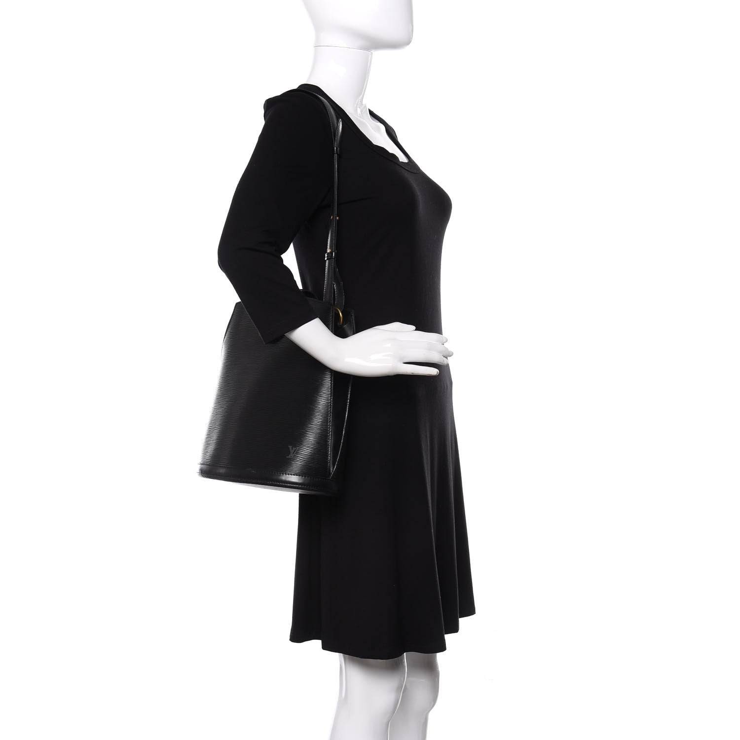 Louis Vuitton Epi Cluny Black 2 of 10
