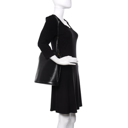 Louis Vuitton Epi Cluny Black 2 of 10