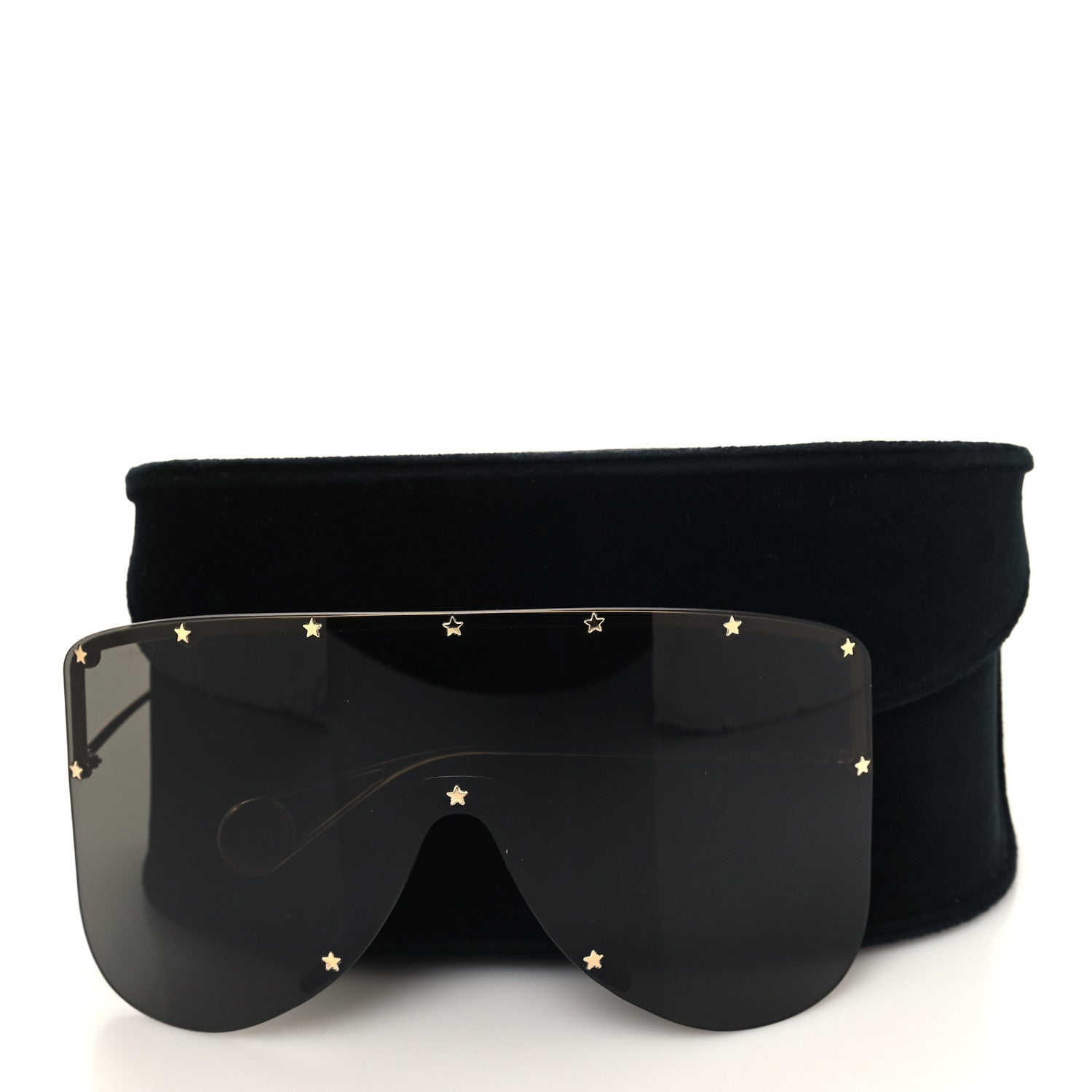 Gucci Star Studded Shield Sunglasses GG1244S Black 7 of 7