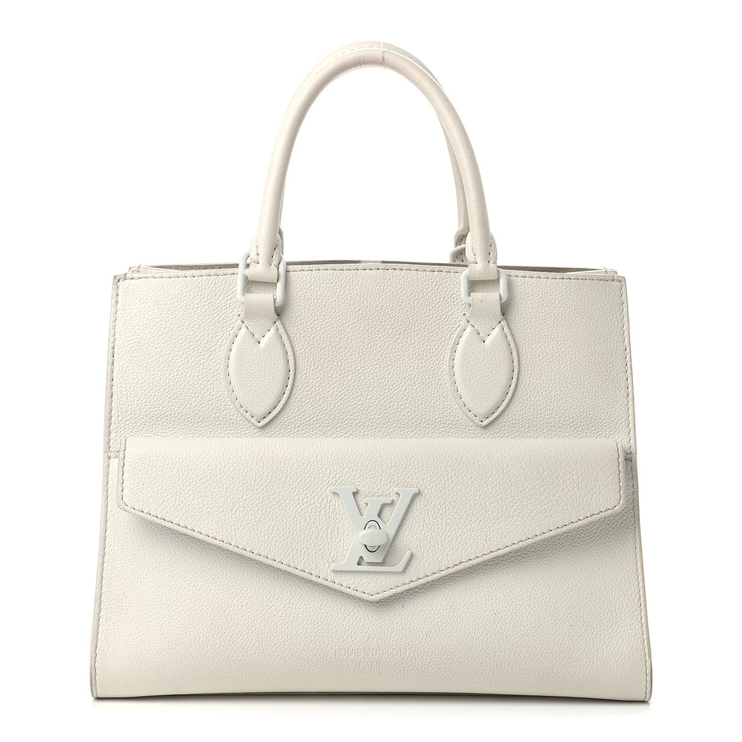 Louis Vuitton Soft Calfskin Lockme Tote PM White 1 of 8