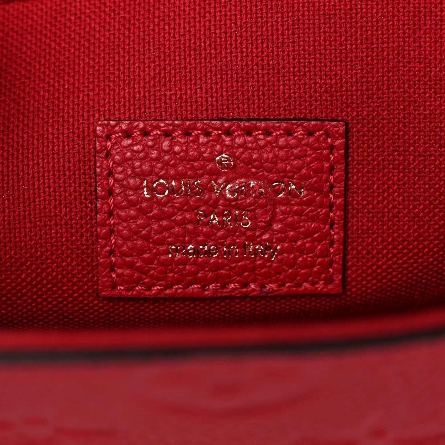 Empreinte Pochette Felicie Chain Wallet Scarlet
