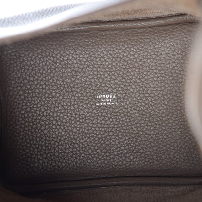 Hermes Taurillon Clemence Picotin Lock 18 PM Etoupe 6 of 9