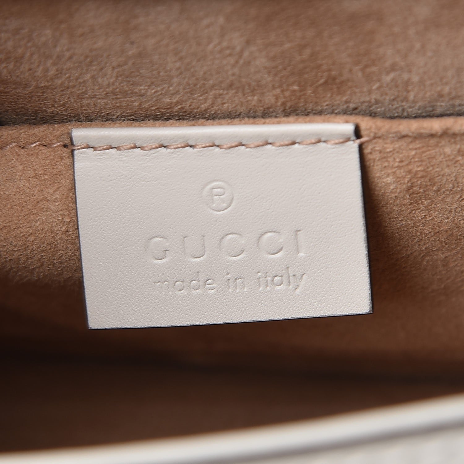 Gucci Calfskin Mini Sylvie Chain Shoulder Bag White 7 of 8