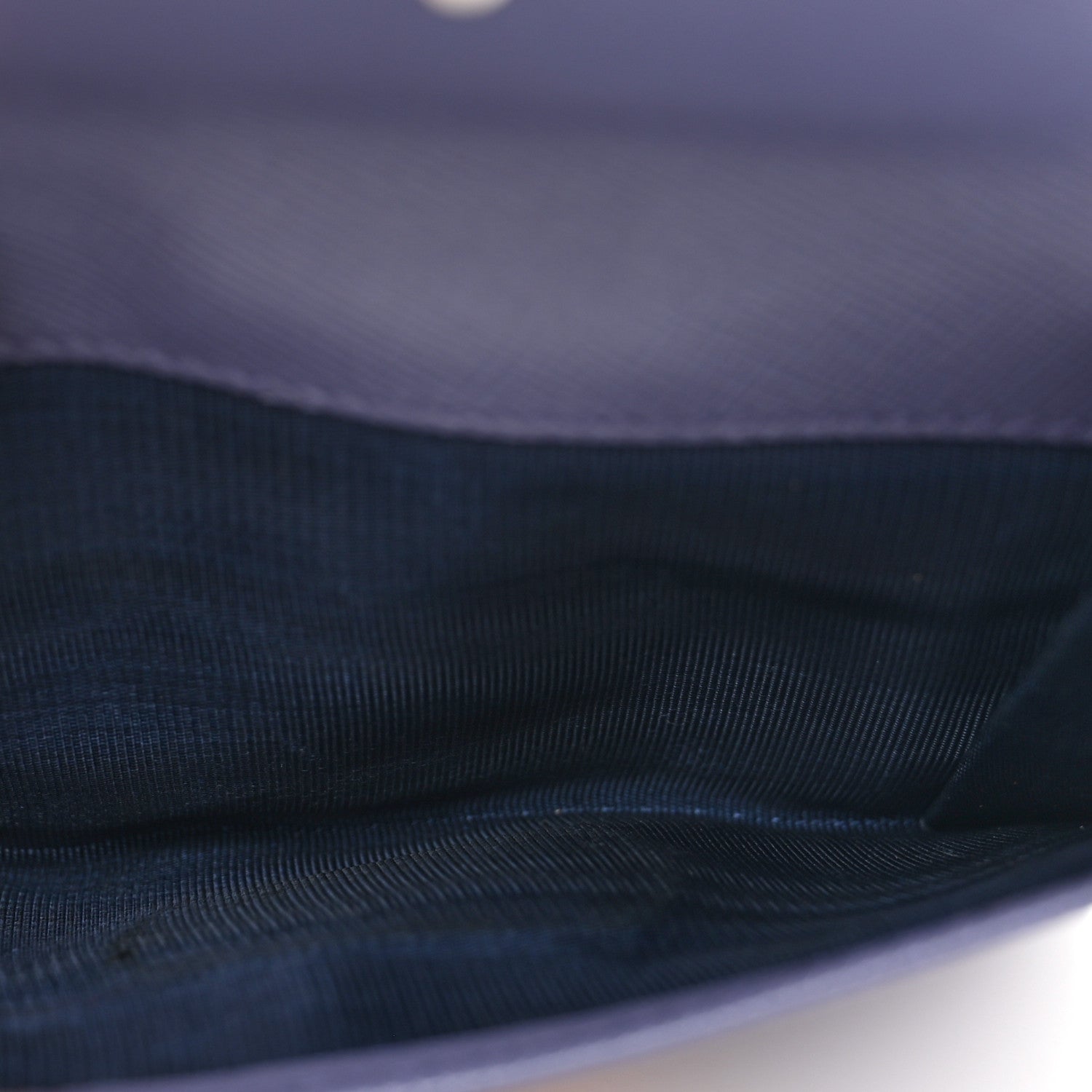 Prada Saffiano Compact Flap Wallet Lilla 5 of 10