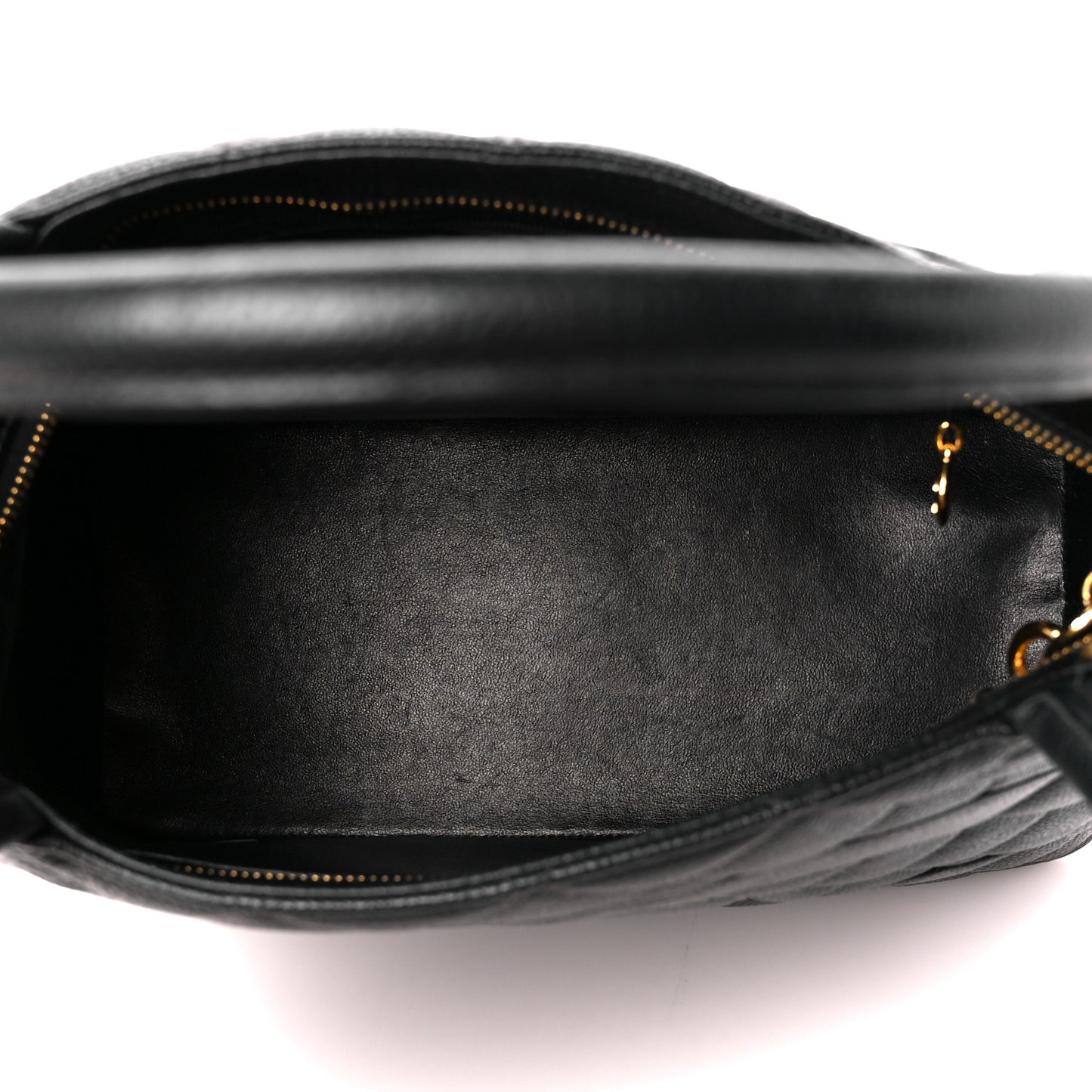 Caviar Quilted Medallion Tote Black