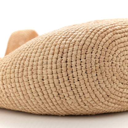 Loewe Raffia Mini Slit Tote Bag Natural Tan 9 of 12