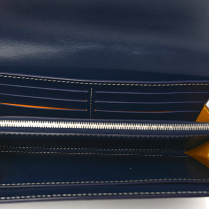 Goyard Goyardine Varenne Long Wallet Navy 5 of 7