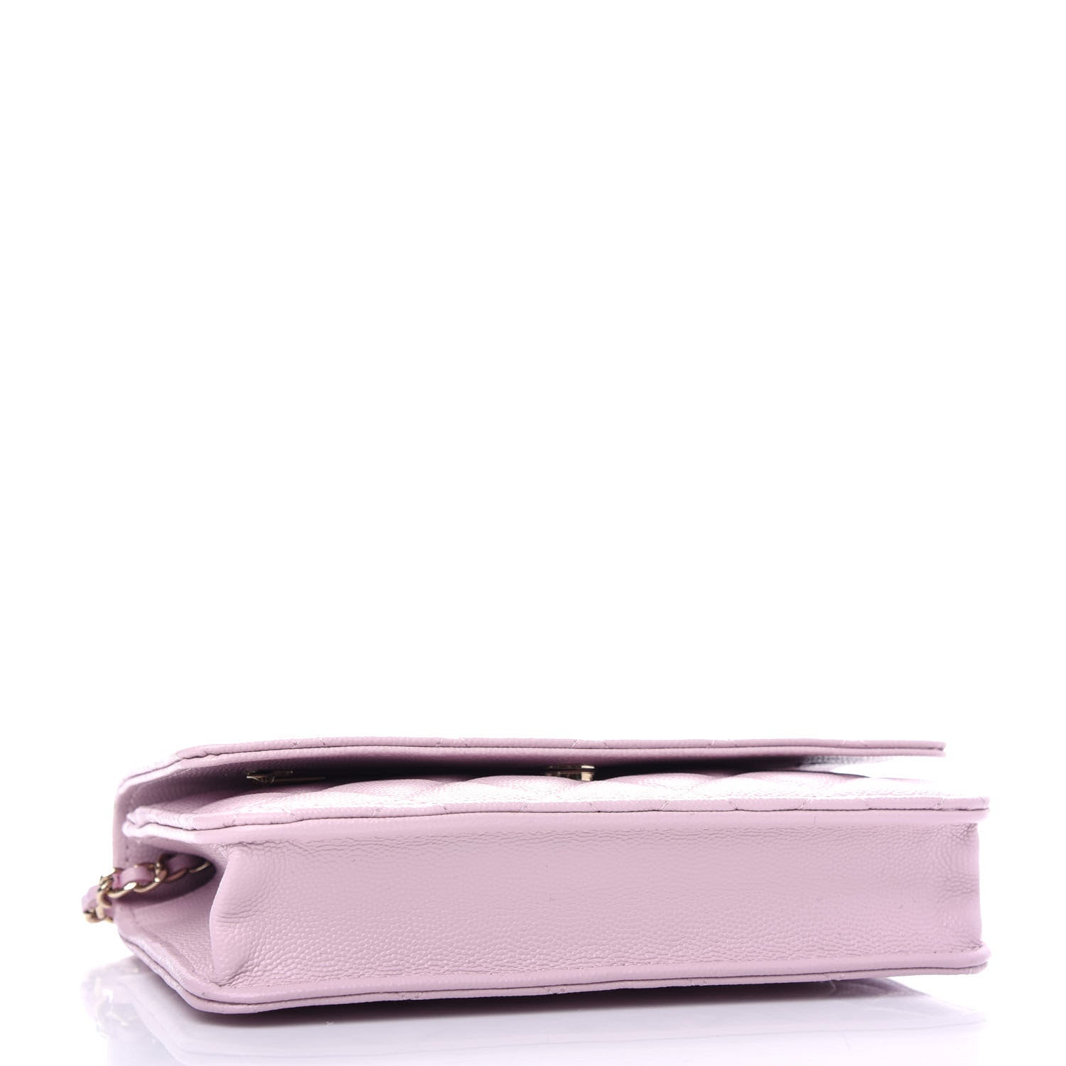 Chanel Caviar Quilted Wallet On Chain WOC Light Pink 4 of 12