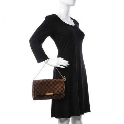 Louis Vuitton Damier Ebene Favorite MM 3 of 10