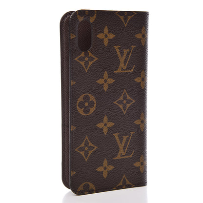 Louis Vuitton Monogram iPhone XS Max Folio Case 3 of 7